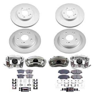 PowerStop® - Z23 Evolution Sport Plain Front and Rear Brake Kit with Calipers