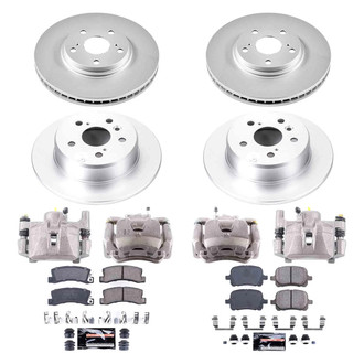 PowerStop® - Z23 Evolution Sport Plain Front and Rear Brake Kit with Calipers