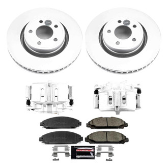 PowerStop® - Z23 Evolution Sport Plain Front Brake Kit with Calipers