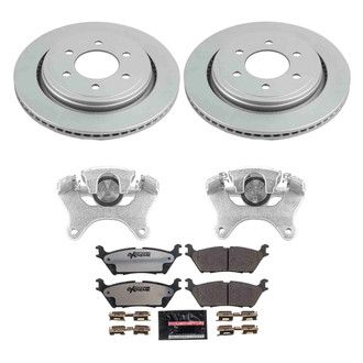 PowerStop® - Z36 Extreme Plain Rear Brake Kit with Calipers