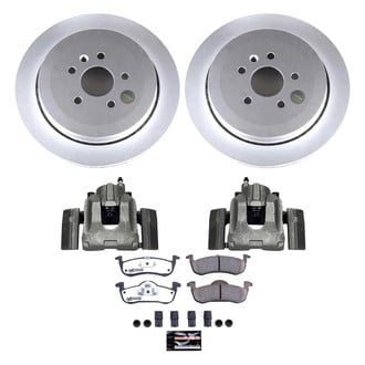 PowerStop® - Z36 Extreme Plain Rear Brake Kit with Calipers