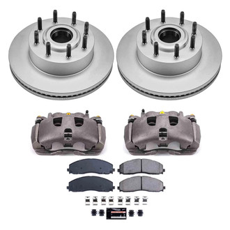 PowerStop® - Z23 Evolution Sport Plain Front Brake Kit with Calipers