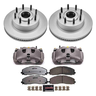PowerStop® - Z36 Extreme Plain Front Brake Kit with Calipers