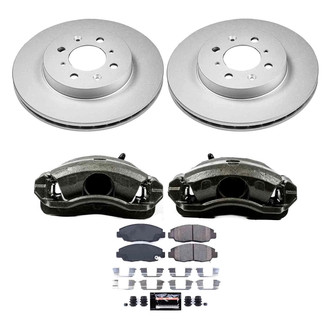 PowerStop® - Z23 Evolution Sport Plain Front Brake Kit with Calipers