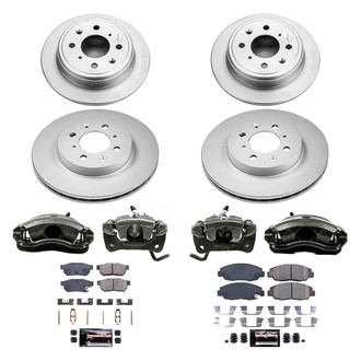 PowerStop® - Z23 Evolution Sport Plain Front and Rear Brake Kit with Calipers