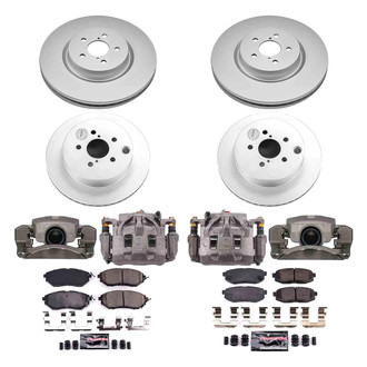 PowerStop® - Z23 Evolution Sport Plain Front and Rear Brake Kit with Calipers