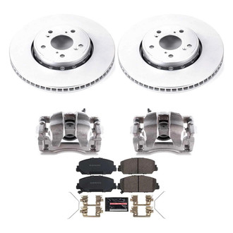 PowerStop® CPR6940-23 - Z23 Evolution Sport Plain Front Brake Kit with Calipers