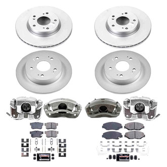 PowerStop® - Z23 Evolution Sport Plain Front and Rear Brake Kit with Calipers
