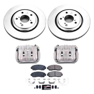 PowerStop® - Z23 Evolution Sport Plain Front Brake Kit with Calipers