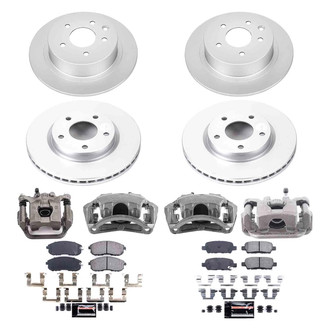 PowerStop® - Z23 Evolution Sport Plain Front and Rear Brake Kit with Calipers