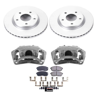 PowerStop® - Z23 Evolution Sport Plain Front Brake Kit with Calipers