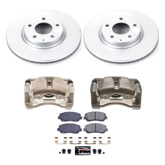 PowerStop® - Z23 Evolution Sport Plain Front Brake Kit with Calipers