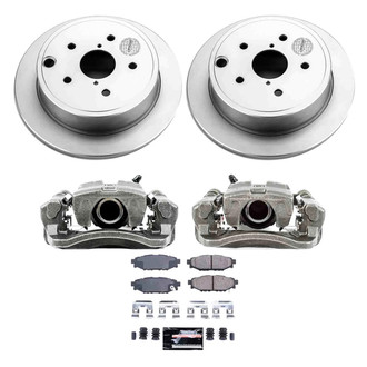PowerStop® - Z23 Evolution Sport Plain Rear Brake Kit with Calipers