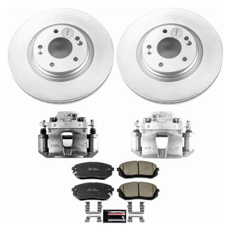 PowerStop® - Z23 Evolution Sport Plain Front Brake Kit with Calipers