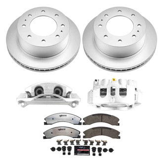PowerStop® - Z36 Extreme Plain Rear Brake Kit with Calipers
