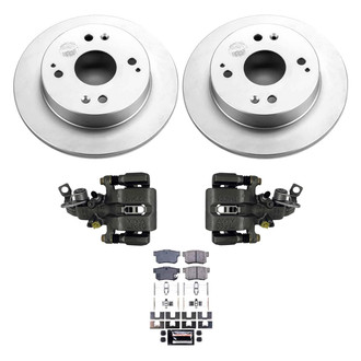 PowerStop® - Z23 Evolution Sport Plain Rear Brake Kit with Calipers