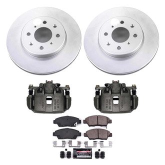 PowerStop® - Z23 Evolution Sport Plain Front Brake Kit with Calipers