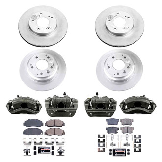 PowerStop® - Z23 Evolution Sport Plain Front and Rear Brake Kit with Calipers