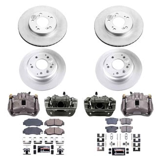 PowerStop® - Z23 Evolution Sport Plain Brake Kit with Calipers