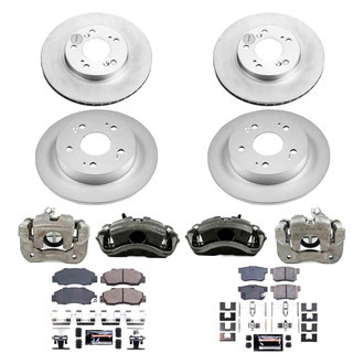 PowerStop® - Z23 Evolution Sport Plain Front and Rear Brake Kit with Calipers