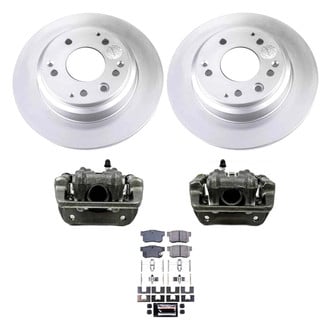 PowerStop® - Z23 Evolution Sport Plain Rear Brake Kit with Calipers