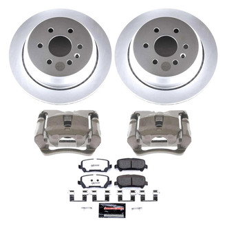 PowerStop® - Z36 Extreme Plain Rear Brake Kit with Calipers