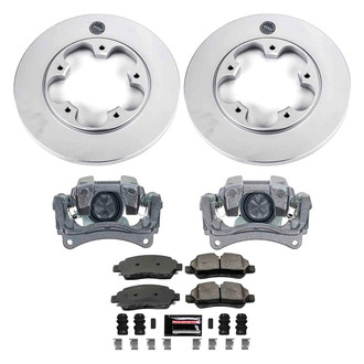 PowerStop® - Z23 Evolution Sport Plain Rear Brake Kit with Calipers