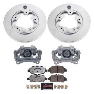 PowerStop® - Z36 Extreme Plain Rear Brake Kit with Calipers
