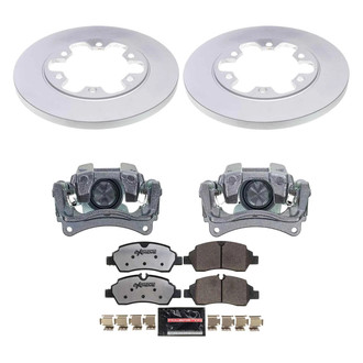 PowerStop® - Z36 Extreme Plain Rear Brake Kit with Calipers