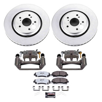 PowerStop® - Z36 Extreme Plain Front Brake Kit with Calipers