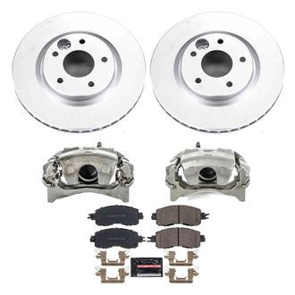 PowerStop® - Z23 Evolution Sport Plain Front Brake Kit with Calipers