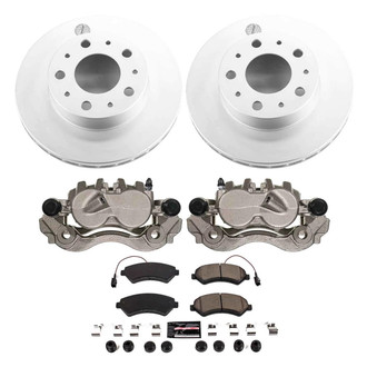 PowerStop® - Z23 Evolution Sport Plain Front Brake Kit with Calipers