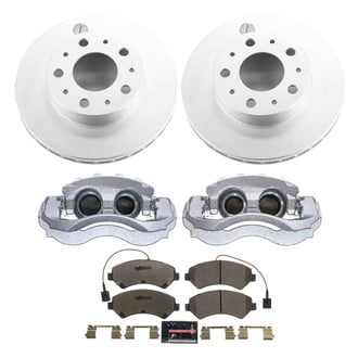 PowerStop® - Z36 Extreme Plain Front Brake Kit with Calipers