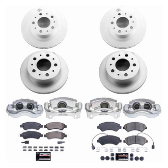 PowerStop® - Z23 Evolution Sport Plain Front and Rear Brake Kit with Calipers