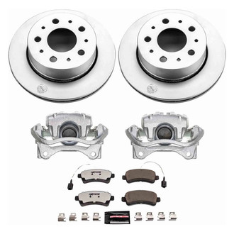 PowerStop® - Z36 Extreme Plain Rear Brake Kit with Calipers