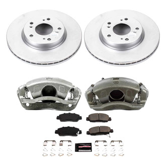 PowerStop® - Z23 Evolution Sport Plain Front Brake Kit with Calipers