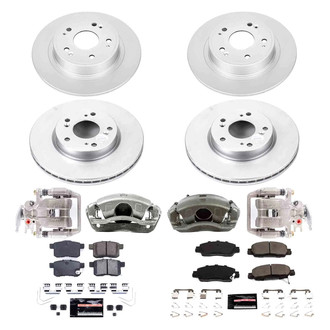 PowerStop® - Z23 Evolution Sport Plain Front and Rear Brake Kit with Calipers