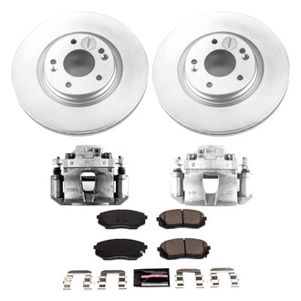 PowerStop® - Z23 Evolution Sport Plain Front Brake Kit with Calipers