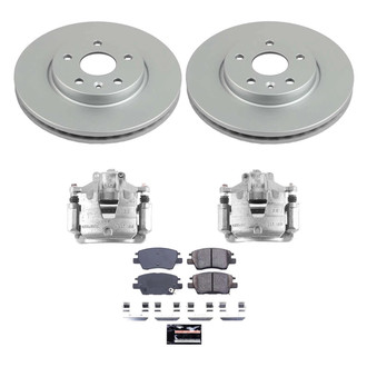 PowerStop® - Z23 Evolution Sport Plain Front Brake Kit with Calipers