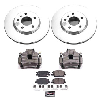 PowerStop® - Z23 Evolution Sport Plain Front Brake Kit with Calipers
