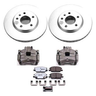 PowerStop® - Z36 Extreme Plain Front Brake Kit with Calipers