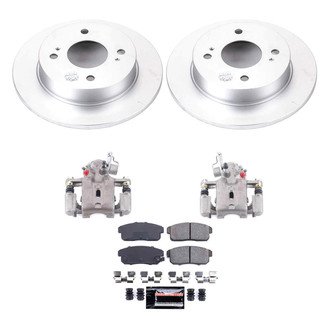 PowerStop® - Z23 Evolution Sport Plain Rear Brake Kit with Calipers