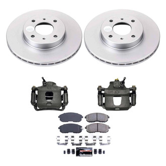 PowerStop® - Z23 Evolution Sport Plain Front Brake Kit with Calipers