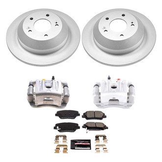 PowerStop® CPR7507-23 - Z23 Evolution Sport Plain Rear Brake Kit with Calipers
