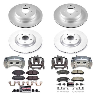 PowerStop® - Z23 Evolution Sport Plain Front and Rear Brake Kit with Calipers