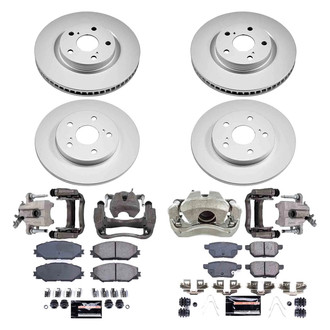 PowerStop® - Z23 Evolution Sport Plain Front and Rear Brake Kit with Calipers