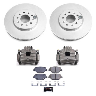 PowerStop® - Z23 Evolution Sport Plain Front Brake Kit with Calipers