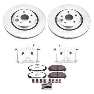 PowerStop® - Z36 Extreme Plain Front Brake Kit with Calipers