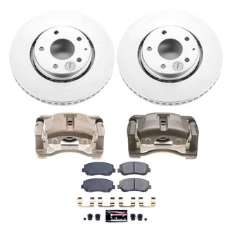 PowerStop® - Z23 Evolution Sport Plain Front Brake Kit with Calipers