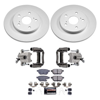 PowerStop® - Z23 Evolution Sport Plain Rear Brake Kit with Calipers
